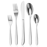 1 x RAW Customer Returns Cutlery set, Bettlife 30-piece cutlery set for 6 people with knife fork spoon, stainless steel cutlery mirror polished, dinner cutlery table cutlery set, dishwasher safe - RRP €23.18