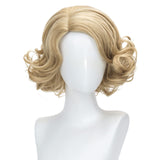 1 x RAW Customer Returns FALAMKA Women Short Black Wig 1920s Vintage Wig Old Lady Wig Curly Wavy Wig Cosplay Costume Party Daily Wear - RRP €17.14