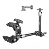 1 x RAW Customer Returns SMALLRIG Magic Arm Super Clamp, Camera Mount with Super Clamp, with 1 4 -20 Screw Threaded Hole for Camera Light Monitor Webcam Action Camera for GoPro for Insta360, Load Capacity of 1.5 kg - 4454 - RRP €39.9