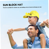 1 x RAW Customer Returns Yardenfun Children s Hats 1 Solar Summer With Hat Block Face Cooling Power Cap Hot Memory Fan Children Outdoor Baseball Your Hats Accessories Kids Fan On Sun Protection - RRP €14.21