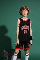 1 x RAW Customer Returns ISOVNUS Complete Basketball T-Shirts and Pants, Sleeveless 2 Pieces for Boys Children 9-10 Years - RRP €19.98