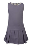 1 x Brand New BIENZOE Girls Stretchy High-tech Durable Dresses Gray 8 8-9 years  - RRP €29.99