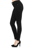 1 x RAW Customer Returns Elara women s stretch pants push up jeans elasticated Chunkyrayan YA528 Black 46 3XL  - RRP €25.92