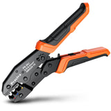 1 x RAW Customer Returns Crimping Tool AWG20-10 0.5-6mm ,Preciva Crimping Tool for Electrical Connectors,Professional Faston Pliers - RRP €15.99