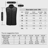 1 x RAW Customer Returns Women Men Unisex Heated Vest Hunting Sleeveless Heated Vest USB Electric Heated Vest Powerbank Winter Warm Vest, Black, L - RRP €29.95