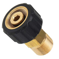 1 x RAW Customer Returns Stone Banks Brass Pressure Washer Coupling, M22 15mm Female Thread to M22 14mm Male Thread Quick Connector Pressure Washer Adapter Accessories Parts Fits - RRP €10.99