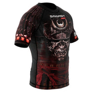 1 x RAW Customer Returns SMMASH Rashguard Men Short Sleeve, Compression T-Shirt MMA Krav Maga BJJ Grappling Running Gym, Lightweight Breathable Gym Tank Top, Shirt in Antibacterial Material, EU Product - RRP €33.38