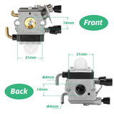 1 x RAW Customer Returns Replacement Carburetor Lawn Mower Spare Parts Trimmer Weed Eater with Air Filter Fuel Line Garden Accessories for STIHL FS55 FS55R FS55RC KM55 KM55R HL45 FS38 FS45 FS46 - RRP €20.06