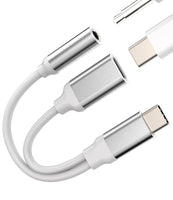 1 x RAW Customer Returns Aux USB C Cable for Apple iPhone 15 Pro Max Plus Adapter 3.5 Jack Headphones Compatible with Samsung for iPad Pro Air Mini6 Type C Charger Headphone Splitter Type C Fast Charging Cable Connector - RRP €21.6