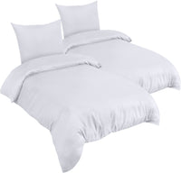 1 x RAW Customer Returns Utopia Bedding bed linen 135x200 4-piece - microfiber 2 duvet covers 135x200 cm 2 pillowcases 80x80 cm - white - RRP €22.13