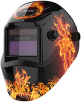 1 x RAW Customer Returns YESWELDER True Color Welding Helmet Automatic Darkening Welding Mask Solar Power, Wide Shade 4 9-13 Welder Mask Welding for Wig MIG ARC - RRP €41.8