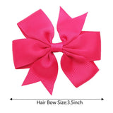 1 x RAW Customer Returns JOYOYO 40pcs Girls Toddler Hair Bows Girls Medium Size 3.5 Hair Bows for Girls Toddlers - RRP €7.99