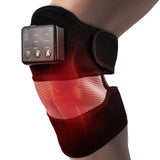 1 x RAW Customer Returns GINEKOO Heated Knee Massager, Heated Knee Brace with Massage for Knee and Shoulder Pain Relief, Heat and Vibration Knee Pad for Arthritis, Torn Meniscus - Single - RRP €49.48