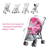 1 x RAW Customer Returns Universal rain cover for stroller, stroller rain cover, rain cover for buggy, universal comfort rain cover, baby rain cover for buggy, stroller rain cover for baby - RRP €13.72