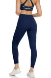 1 x RAW Customer Returns icyzone Women s Sports Leggings 7 8 High Waist Yoga Sports Pants Gym Fitness Leggings with Pocket M, True Navy  - RRP €25.2