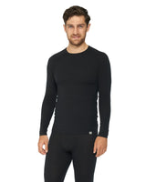 1 x RAW Customer Returns DANISH ENDURANCE Men s Merino Wool Long Sleeve Top, Premium Thermal Underwear , Black, L - RRP €61.95