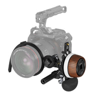 1 x RAW Customer Returns SMALLRIG Follow Focus F60 with Adjustable Damping System and A B Stops, Forward Backward Switch, Lens Zoom Control for DSLR and Mirrorless Cameras, Includes 15mm Rod Rod Clamp - 3850 - RRP €174.17