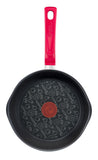 1 x RAW Customer Returns Tefal Chefclub by G8061704 Deep pan, 22 cm, raspberry red, titanium non-stick coating, Thermo-Signal, induction - RRP €31.25