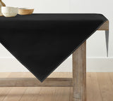 1 x Brand New Artoid Mode Black Table Linen, Seasonal Kitchen Indoor Table Decoration Holiday Party Decor 85x85 cm - RRP €22.8