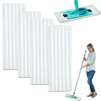 1 x RAW Customer Returns Killogood 4 pieces mop cover for Leifheit Profi XL Micro Duo floor mop replacement cover microfiber mop cover 42 cm replacement mop covers for floor cleaning - RRP €20.4