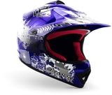 1 x RAW Customer Returns ARMOR Helmets AKC-49 Moto-Cross Helmet, DOT certified, Blue, XL 59-60cm  - RRP €98.08