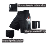 1 x RAW Customer Returns SOTF Men s Boxing Shorts, Men s Combat Training Shorts, MMA BJJ Shorts No Gi, Black, Medium - RRP €30.06