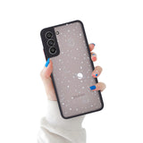 3 x Brand New Fycyko Compatible with Samsung Galaxy S22, Transparent Case The Star Black Animated 3D Frosted Pattern Soft TPU Bumper Shockproof Protective Silicone Cover for Samsung S22 - The Star - RRP €61.2