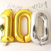 1 x RAW Customer Returns Ponmoo Golden Balloon Numbers 70. 0 to 100 Giant Foil Balloon Number Birthday Decoration, Balloon 70th Birthday Foil Balloons, Decoration Birthday Number Balloon 70 Gold - 34 inches - RRP €9.44