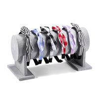 6 x Brand New QUCUMER Headband Stand Jewelry T-Bar Velvet Headband Holder Removable Jewelry Holder Display Gray Headband Organizer Jewelry Stand Headband Holder Stand for Headbands Hair Accessories - RRP €113.94