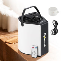 1 x RAW Customer Returns CGOLDENWALL Portable Steam Sauna Home 3L, Steam Generator for Personal Spa, Sauna Steamer Pot with Remote Control, Suitable for Sauna Tent, Detox - RRP €139.0