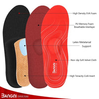 1 x RAW Customer Returns 3ANGNI Orthopedic Insoles Flatfoot Insoles, Orthopedic Shoe Insoles, Heel Spur Insoles, Flat Feet, Plantar Fasciitis, Comfortable Arch Support for Men and Women Orthopedic Insoles - RRP €19.2