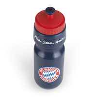 2 x RAW Customer Returns FC Bayern Munich drinking bottle 0.65 liters Mia San Mia fan articles FCB sports bottle football blue red, 650 ml  - RRP €33.9