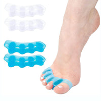 5 x Brand New 2 pairs of silicone toe spreaders, gel toe separators for bunion correction, correction for pedicure toe correction hallux valgus, ideal for men and women - RRP €55.45