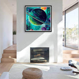 10 x Brand New Ginfonr Diamond Painting 5D Diamond Painting Green Planet Space By Number Kits Full Drill Paint With Diamonds Arts Wall Decor 30 30 CM - RRP €204.0