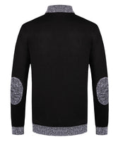 1 x Brand New Oralidera men s cardigan, stand-up collar, knitted cardigan, knitted fleece jacket, fleece jacket with zip, long-sleeved winter jacket, outdoor jacket, black, XL - RRP €32.45