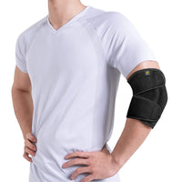 1 x RAW Customer Returns Bracoo EP30 elbow bandage with reinforcement - breathable elbow splint with Velcro fastener for extra support - RRP €18.14