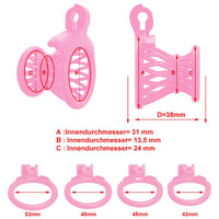 1 x RAW Customer Returns NAIXBTY Extra small resin chastity cage men s penis cage, 3D fish basket chastity belt penis cage set with 4 penis rings chastity cage device SM bondage extreme chastity sex toy for men - RRP €37.81