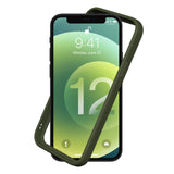 1 x RAW Customer Returns RhinoShield Bumper Case compatible with iPhone 12 12 Pro CrashGuard NX - Shock-absorbing protective case in a slim design - 3.5 meter drop protection - Camo Green - RRP €26.81