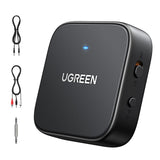 1 x RAW Customer Returns UGREEN Bluetooth 5.2 jack adapter for two headphones like Airpods 2 in 1 Bluetooth receiver for TV, stereo system, wireless audio transmitter receiver jack for car, airplane - RRP €29.99