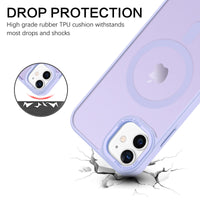 1 x RAW Customer Returns VENINGO Case for iPhone 11 6.1 inch, Compatible with MagSafe, Protective Case Shockproof Matte Clear 360 Degree Heavy Duty Full Protection Bumper Case Purple  - RRP €21.6