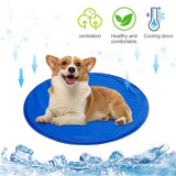 3 x Brand New Cooling Mat Dog Round, Cooling Mat Gel for Cats, Dog Cooling Mat Self-Cooling, Cooling Blanket for Pets Washable, Cooling Mat Pet Mat Waterproof for Summer Indoor Outdoor Camping 70 cm  - RRP €75.6