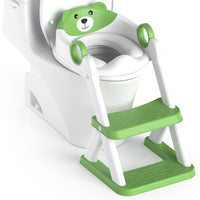 1 x RAW Customer Returns Rabb 1st toilet ladder for children, upgraded children s toilet for boys and girls, 2-in-1 children s toilet seat with stairs, splash-proof and non-slip footboard. - RRP €36.29