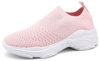 1 x Brand New ZUSERIS Sneakers Running Shoes for Women Tennis Shoe Walking Athletic Running Lightweight Sneaker Pink 42 - RRP €51.6