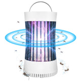 1 x RAW Customer Returns AICase 2-in-1 electric insect killer UV light mosquito trap battery USB with voltage grid and fan portable insect trap against moths flies wasps chemical-free with lamp and fan - RRP €26.99