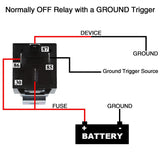 1 x RAW Customer Returns GUUZI 12V Fuse and Relay Box Pre-wired, 6 relay slots and 6 ATC ATO fuse holders, with 6 fuses and 5 5-pin JD1914 relays and 1 4-pin RTT7121 relay - RRP €28.51