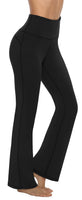 1 x RAW Customer Returns Persit women s flared trousers, yoga trousers, high waist leisure trousers, sports trousers, jazz pants, black, L - RRP €18.0