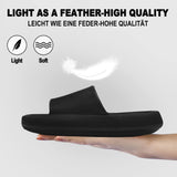 1 x RAW Customer Returns Geweo Slippers Women s Slippers Men s Thick Eva Cozislides Original Slippers Super Soft Clouds Slippers Bath Slippers Non-Slip Bathing Shoes Comfortable Mules Slides Unisex Black 40 41EU - RRP €20.99