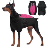 8 x Brand New Kuoser Dog Coat Winter Warm Dog Coat for Small Dogs Waterproof with Reflective Strips and Zipper Pink XL - RRP €144.0