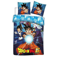 1 x RAW Customer Returns AYMAX SPRL Duvet cover Dragon Ball Super Bed 90cm - RRP €30.73