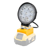 1 x RAW Customer Returns Bonacell battery lamp for Dewalt battery 18V 20V, LED work light construction spotlight, 16W cordless battery spotlight for camping, car repair, emergency and construction site lighting no battery  - RRP €26.21